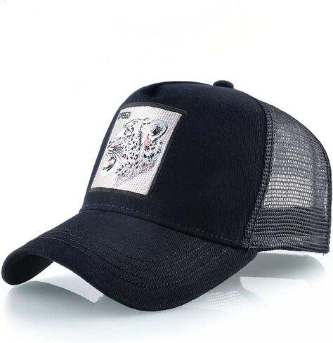 Summer Trucker Hats for Men Snapback Mesh Baseball Cap Women Adjustable Animal Hat in Kuwait