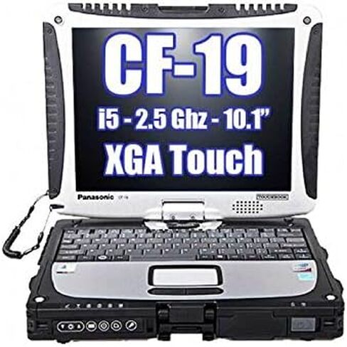 Toughbook PANASONIC CF-19 MK5 i5-2520M 2.5GHz, XGA Touch, 320GB Hard Drive, 4GB Ram, Windows 7 Pro in Kuwait