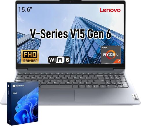 Lenovo V14 14" FHD AMD Ryzen 7 7730U Business Laptop, 16GB RAM | 512GB SSD in Kuwait
