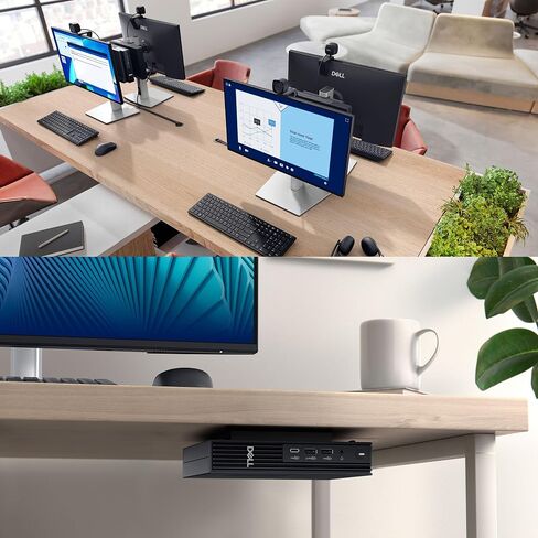 Dell Pro Micro Plus mini desktop, Intel Core Ultra 7 255H, 32GB DDR5 RAM, 1TB PCIe SSD, Wi-Fi 6, Bluetooth, Windows 11 Pro in Kuwait