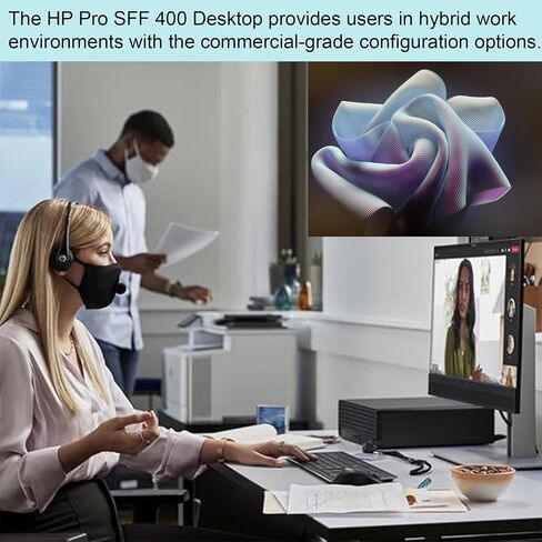 HP ProDesk Small SFF Desktop, 4K Support, Intel Core i5-12500 Processor (Beat i7-11700), 16GB RAM, 1TB SSD, HDMI, USB-C, Wi-Fi 6, Bluetooth 5, RJ-45, Keyboard & Mouse Included, Windows 11 Pro in Kuwait