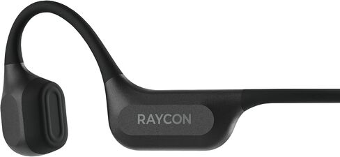 Raycon Bone Conduction Headphones - Bluetooth Open Ear Earbuds with 4 Built-in Microphones, 16H Battery, IP67 Water/Dust Resistant (Black) in Kuwait