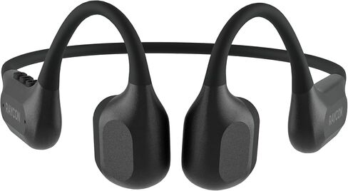 Raycon Bone Conduction Headphones - Bluetooth Open Ear Earbuds with 4 Built-in Microphones, 16H Battery, IP67 Water/Dust Resistant (Black) in Kuwait