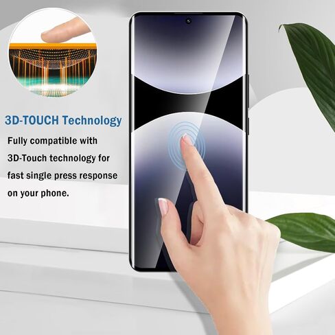 2+2 Pack 3D Screen Protector for Redmi Note 14 Pro 5G/4G/Poco X7 5G with Camera Lens Protector,HD Clear Scratch Resistant,Bubble-Free for Xiaomi Redmi Note 14 Pro Screen Protector in Kuwait