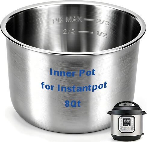Stainless Steel Inner Pot for Instant Pot 6 Quart 304 (18/8) Food-Grade in Kuwait