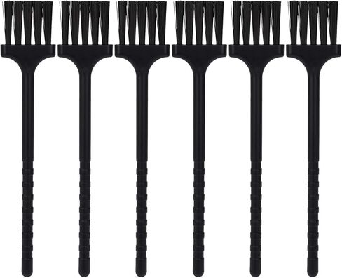 Detail Cleaning Brush 6-Pack, Nylon Bristle Tool for Grinders & Keyboards in Kuwait