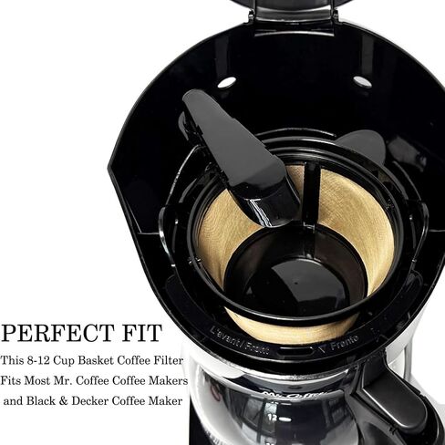 8-12 Cup Reusable Basket Coffee Filter for Mr. Coffee Black+Decker in Kuwait