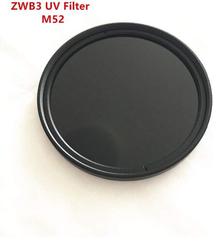 52MM 253.7 254nm ZWB3 UG5 U-330 UV Pass Filter with Metal Ring in Kuwait