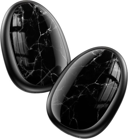 Hand Warmers Rechargeable 2 Pack, AI Temperature Control Electric Handwarmers, Stone Shape Portable Pocket Heater, Great Gift for Christmas Hunting, Golf, Camping Black in Kuwait