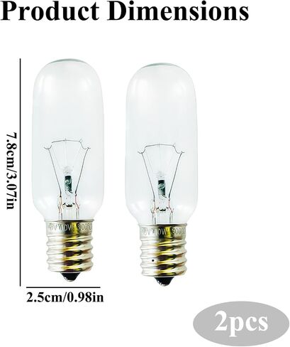 2Pack 40W Microwave Oven Light Bulbs Compatible with Samsung Microwave in Kuwait