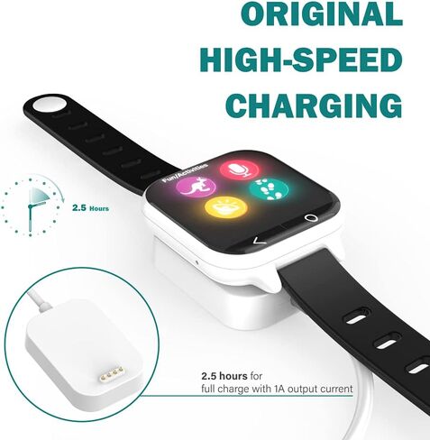 TUSITA Charger Dock Compatible with Verizon Gizmo Watch 1 2 3, 1M 2-Pack, Kids Smartwatch Accessories in Kuwait