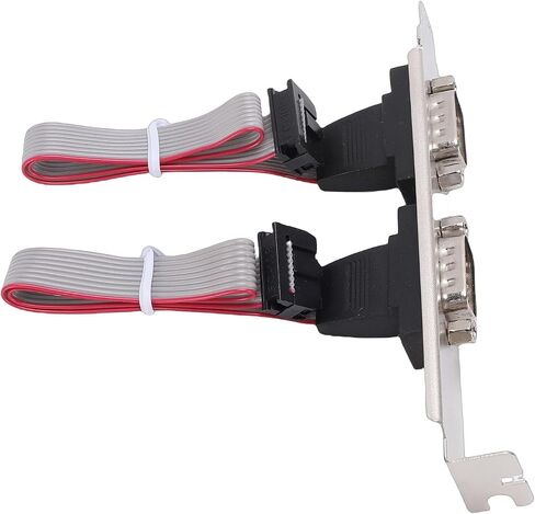 FILFEEL PCIe to Dual RS-232 DB9 Serial Port Card – 2 Port 232 Expansion Card with Chip, Full & Low Brackets, Supports &, Up to 115200bps in Kuwait