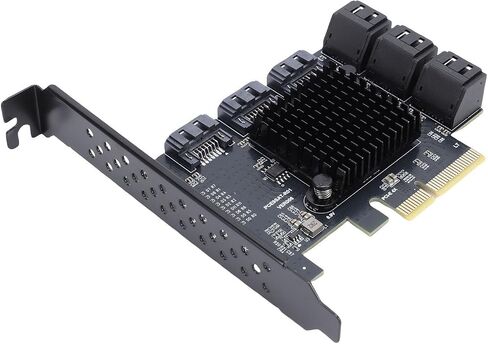 PCIe 4X Expansion Card Fast 9 Port Adapter 6Gbps for 10 11 2003 Linux Systems in Kuwait