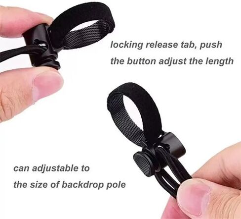 Backdrop Background Clips Holder for Photo Video Studio, Black, 20 Pack in Kuwait