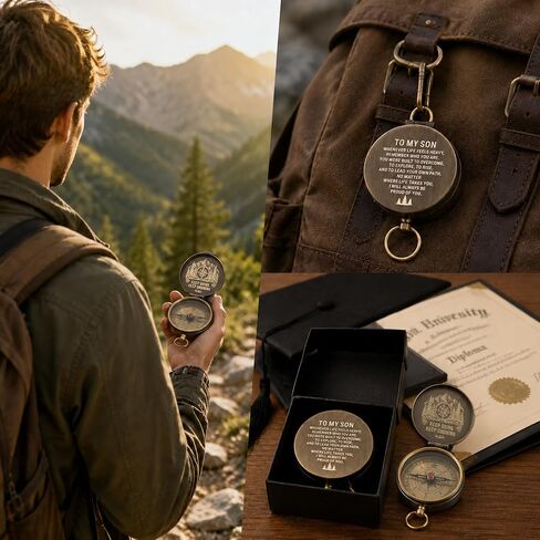 Compass Gifts for Son, to My Son Gifts from Mom Dad, Son Birthday Gift in Kuwait