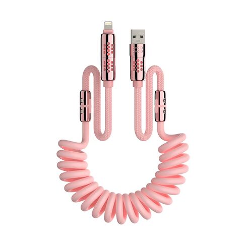MFish Coiled 4 in 1 USB C Cable, 6.6FT Fast Charging Cable in Kuwait