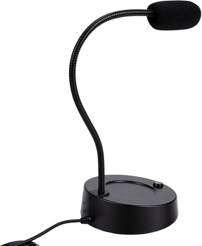 POCREATION Desktop Microphone with 3.5mm Jack, Omnidirectional Noise in Kuwait