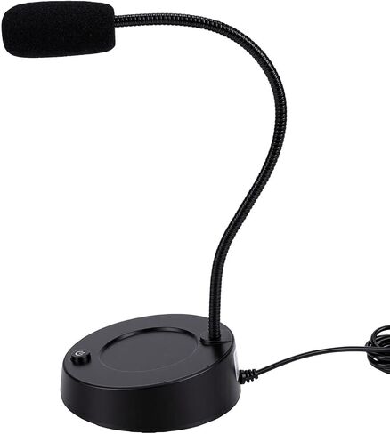 POCREATION Desktop Microphone with 3.5mm Jack, Omnidirectional Noise in Kuwait