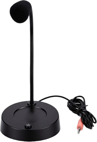 POCREATION Desktop Microphone with 3.5mm Jack, Omnidirectional Noise in Kuwait