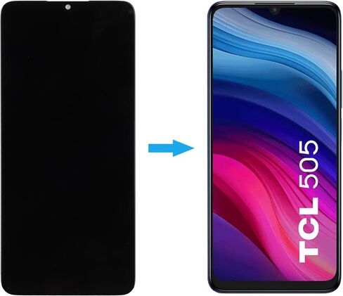 [New] Duotipa 6.7" LCD Display Screen Digitizer Assembly Replacement for TCL 505 4G with Technical Repair Tools Kit-Black in Kuwait