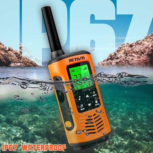 Retevis RT45P Waterproof Walkie Talkies, IP67 Long Range Two Way Radio in Kuwait