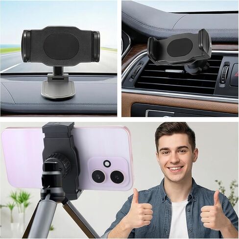 2 PCS Ball Joint Phone Holder, Ball Joint Connector Socket Replacement 17mm Ring Light Phone Holder Replacements Clamp Cellphones Mount Replacement for Car Wireless Charger Selfie Hose Stand Bracket in Kuwait