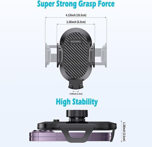Car Phone Holder Fits for Toyota RAV4 2013-2018 Accessories,Thick Cases Friendly,Cell Phone Mount for 4.7-7 in Phones,360 Degree Rotation,Easy to Install in Kuwait