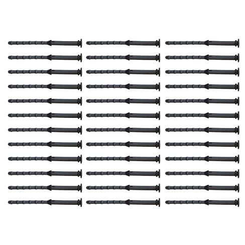 12/24 / 36Pcs 66mm Rubber Fan Mounting Screws Computer Case Absorbtion Pin Rivet Absorb Shock Screws Soft Rubber in Kuwait