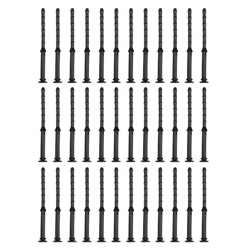 12/24 / 36Pcs 66mm Rubber Fan Mounting Screws Computer Case Absorbtion Pin Rivet Absorb Shock Screws Soft Rubber in Kuwait