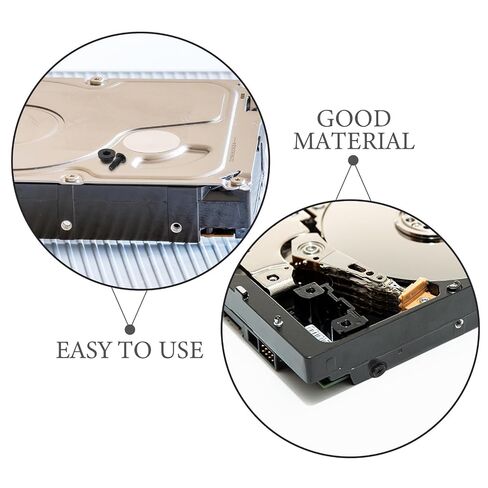 Kisangel 30pcs Computer Screws Replacement for SSD and HDD, Anti-Vibration Mounting Screws, Shock Mount Fasteners for Desktop PC Case, Internal Hard Drive in Kuwait