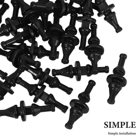 Computer Case Fan Mount Screws and Vibration Reduction 30pcs Silicone Black with Elastic Mounting for Gaming and Computer Case Environments, Compatible with PC Cooling Fans in Kuwait
