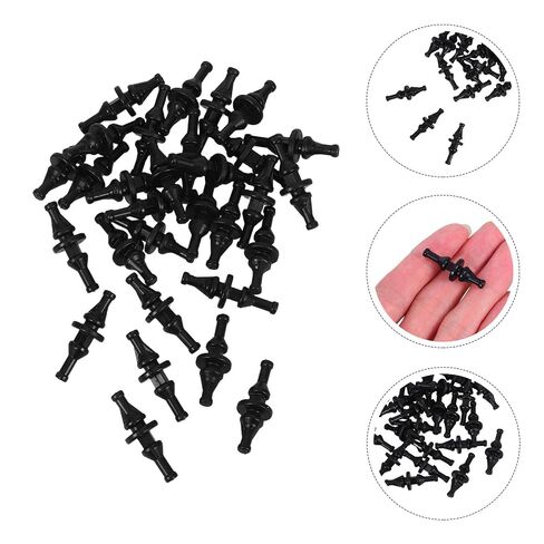 Computer Case Fan Mount Screws and Vibration Reduction 30pcs Silicone Black with Elastic Mounting for Gaming and Computer Case Environments, Compatible with PC Cooling Fans in Kuwait