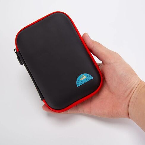 Petforu Rg35xx Hard Shell Accessory Pack (Grip + Carrying Case) - Black - Compatible with RG35XX, MM+, RGB20S in Kuwait