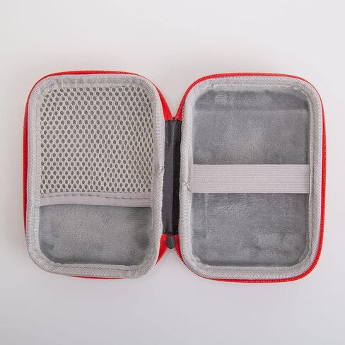 Petforu Rg35xx Hard Shell Accessory Pack (Grip + Carrying Case) - Black - Compatible with RG35XX, MM+, RGB20S in Kuwait