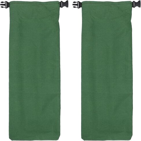 2pcs Green Canvas Flood Barrier Sandbags for Door and Garden Fences in Kuwait