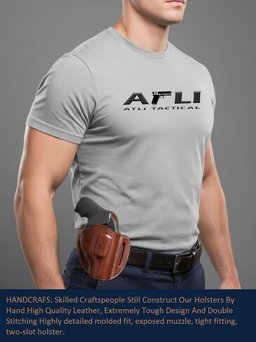 Rgr LCR Leather OWB Holster - J Frame LCR Holster - Fits Rgr LCR, M&P Bodyguard 38, S&W 340 PD - Leather Revolver Holsters - 357, 22, 327, 38 Special OWB J Frame Revolver Holsters in Kuwait