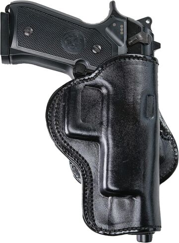 Maxx Carry Compatible with Leather Paddle OWB Gun Holster fits Glock G34 9mm | Beretta 92 F, 92 FS, 92 A1, M9 A1, 96 A1, 96 FS | Springfiel XDM 4.5 and 5.25 inch | Taurus 92 in Kuwait