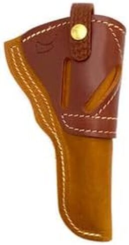 Hunter Company Range Rider Leather Holster - Ambidextrous Design for Left & Right Handed Gun Owners, Fits 6-7" SA Revolvers, Ideal for Concealed Carry with Multiple Belt Loop Configurations in Kuwait