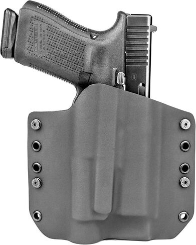 OWB TLR-1 Holster - Black (Right-Hand, Fits Glock 17 - Gen 3, 4 & 5 Compatible) in Kuwait