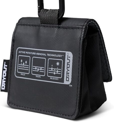 UAG X DRYOUT Wireless Earbud Rescue Pouch, Active Moisture Removal, Black in Kuwait