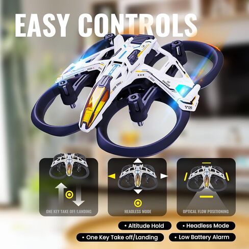 HISINGY MACH 500 Toy Drones for Kids with Replacement Battery,Mini Micro Nano Indoor RC Quadcopter for Age 8-12 10-15 12-14,Kids Drone with LED Light,Optical Flow Positi in Kuwait