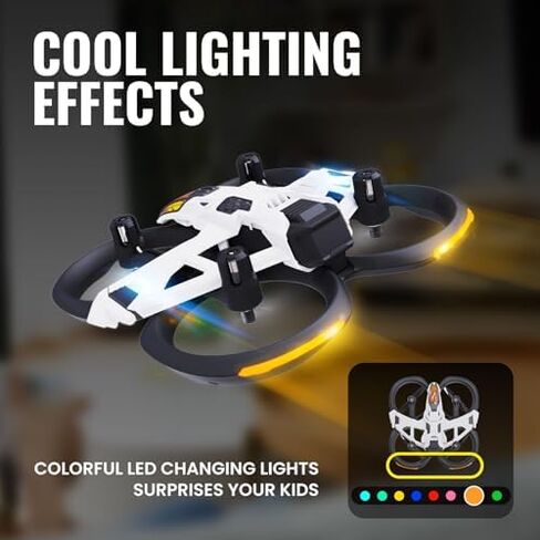 HISINGY MACH 500 Toy Drones for Kids with Replacement Battery,Mini Micro Nano Indoor RC Quadcopter for Age 8-12 10-15 12-14,Kids Drone with LED Light,Optical Flow Positi in Kuwait