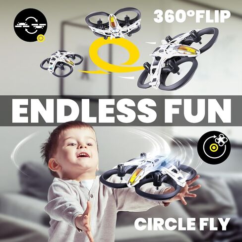 HISINGY MACH 500 Toy Drones for Kids with Replacement Battery,Mini Micro Nano Indoor RC Quadcopter for Age 8-12 10-15 12-14,Kids Drone with LED Light,Optical Flow Positi in Kuwait