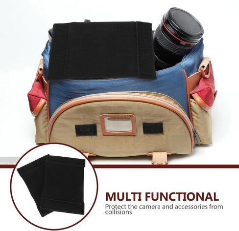 PartyKindom Camera Bag Divider Kit for Shockproof Protection 8pcs with Padded Cotton Fibre Inserts and Lightweight Construction, Compatible with Dslr Bodies, for Travel and Outdoor Use in Kuwait