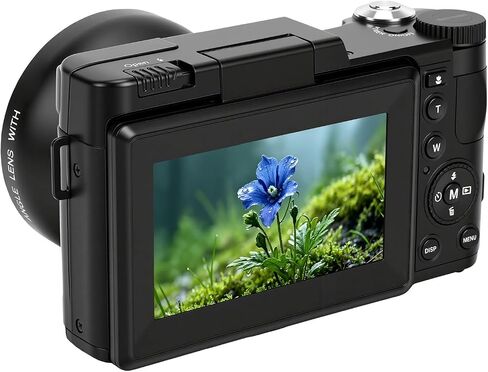 Zunate 48MP 4K Digital Camera Kit with Flip Screen, Tripod and Remote in Kuwait