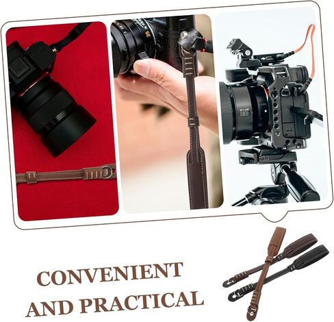 OUNONA 3pcs Camera Wrist Hand Strap, Adjustable PU Foam Security Support in Kuwait