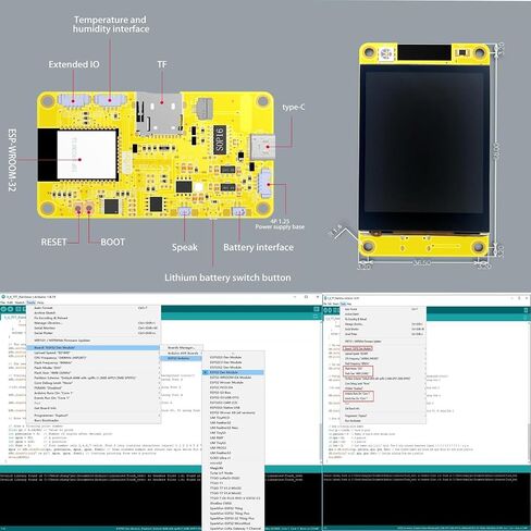ESP32 Touchscreen 2.4 Inch LCD TFT Module with Touch Screen Display Module ESP-WROOM-32 2.4" 240x320 Smart Display Screen for Arduino LVGL WiFi Bluetooth Dual Core Development Board in Kuwait