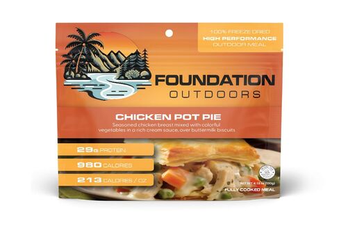 Chicken Pot Pie, Freeze Dried Backpacking & Camping Food, Emergency Food, High Protein Meal in Kuwait