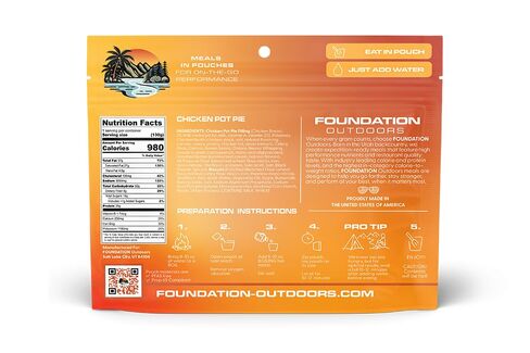 Chicken Pot Pie, Freeze Dried Backpacking & Camping Food, Emergency Food, High Protein Meal in Kuwait