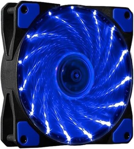 120mm PC Computer 16dB Silent 15 LED Or 33led Case Fan Heatsink Cooler Cooling Pc 12CM 12V 3P IDE 4pin in Kuwait
